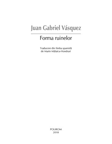 Forma ruinelor Forma ruinelor