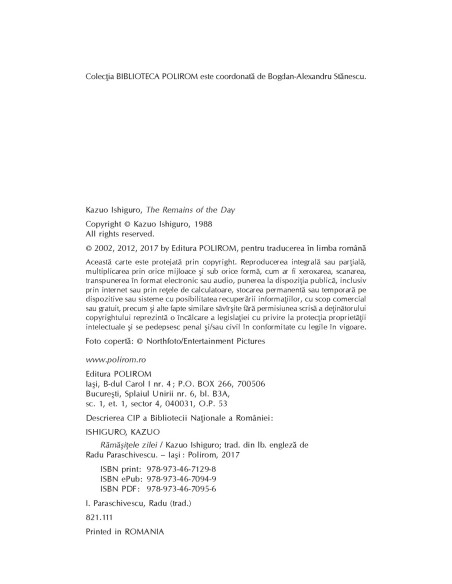 Rămăşiţele zilei