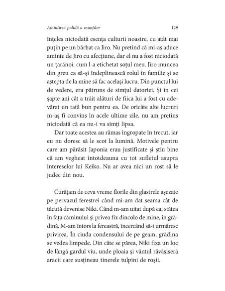 Amintirea palidă a munţilor