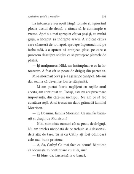 Amintirea palidă a munţilor