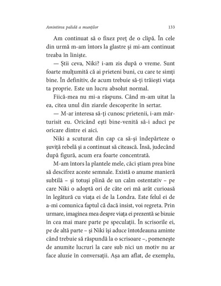 Amintirea palidă a munţilor