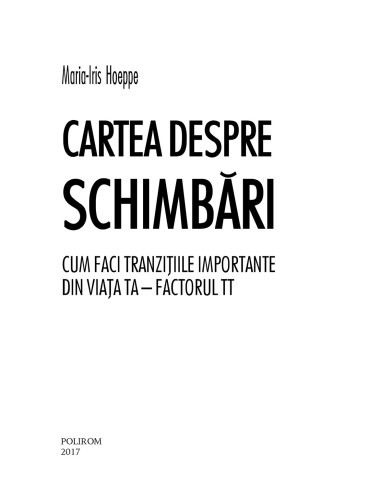 Cartea despre schimbări Cartea despre schimbări