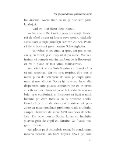 Tot spaţiul dintre gândurile mele Tot spaţiul dintre gândurile mele