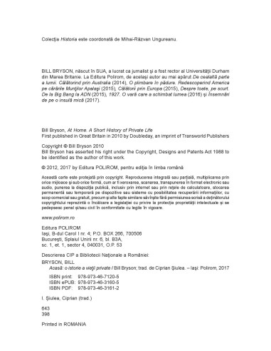 Acasă. O istorie a vieţii private