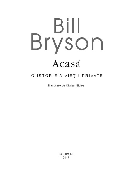 Acasă. O istorie a vieţii private