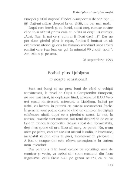 Fotbal plus ai mei şi ai nostri