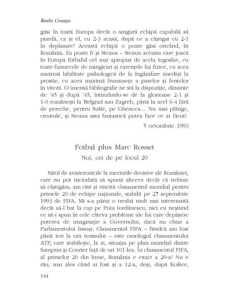 Fotbal plus ai mei şi ai nostri