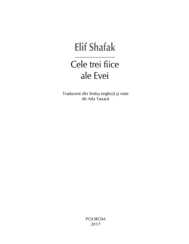 Cele trei fiice ale Evei Cele trei fiice ale Evei