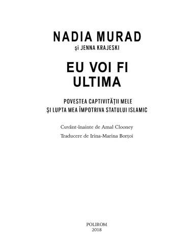 Eu voi fi ultima. Povestea... Eu voi fi ultima. Povestea...