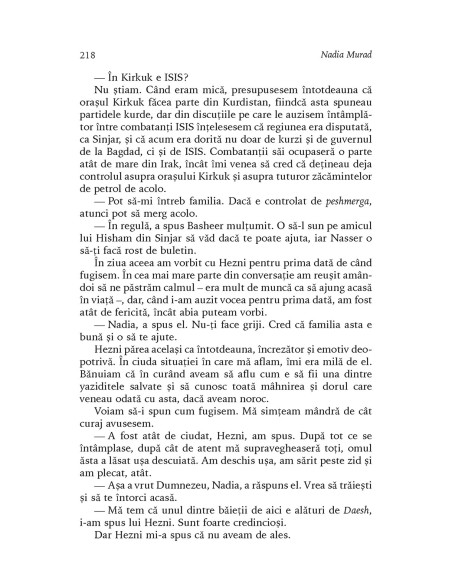 Eu voi fi ultima. Povestea captivităţii mele şi lupta mea împotriva Statului Islamic