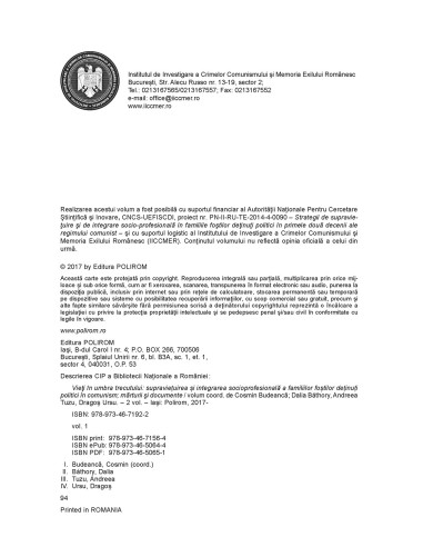 Vieţi în umbra trecutului