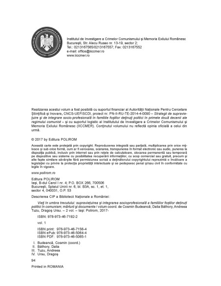 Vieţi în umbra trecutului