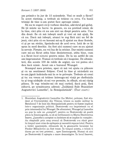 Scrisori (1837-1859). Volumul I