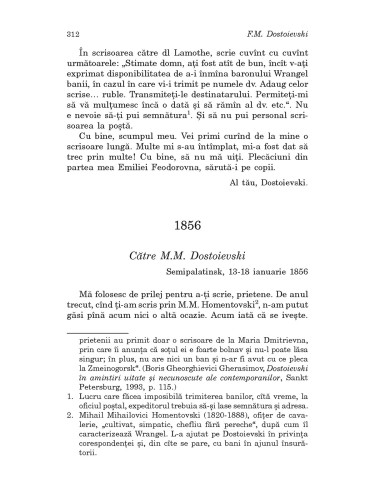 Scrisori (1837-1859). Volumul I