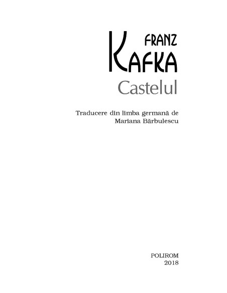 Castelul (traducere nouă)