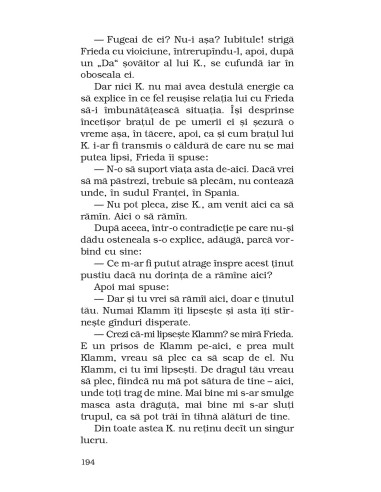 Castelul (traducere nouă)