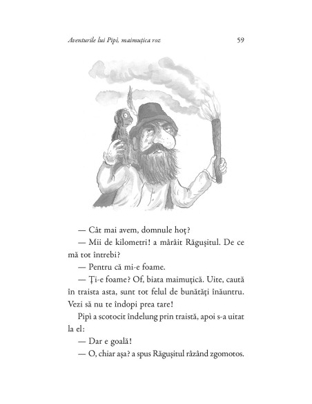 Aventurile lui Pipì, maimuţica roz