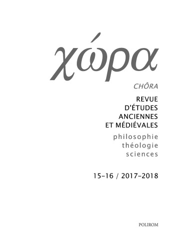 Chôra. Revistă de studii antice şi... Chôra. Revistă de studii antice şi...