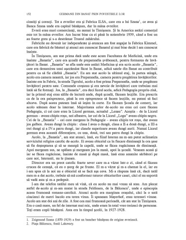 Germanii din Banat prin povestirile lor