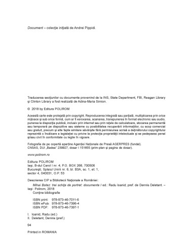 Mihai Botez. Trei schițe de portret....