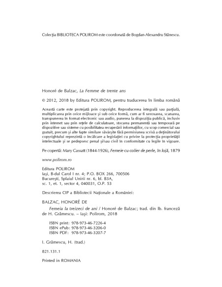 Femeia la treizeci de ani