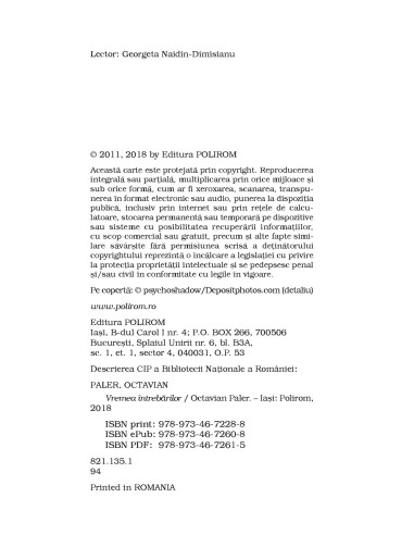 Vremea întrebărilor Vremea întrebărilor