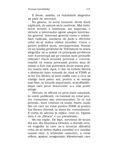 Vremea întrebărilor Vremea întrebărilor