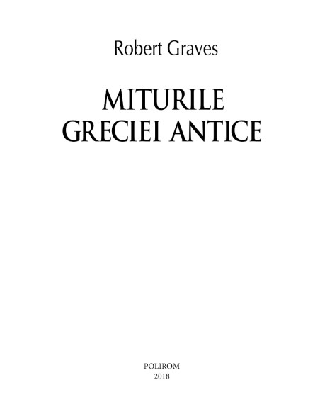 Miturile Greciei antice