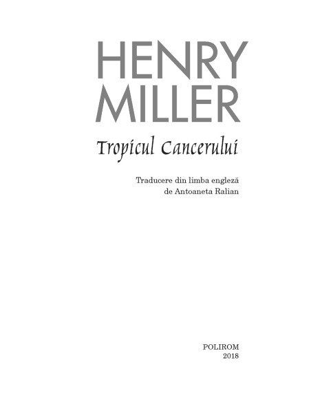 Tropicul Cancerului