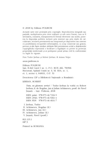 Tata, eu glumesc serios!