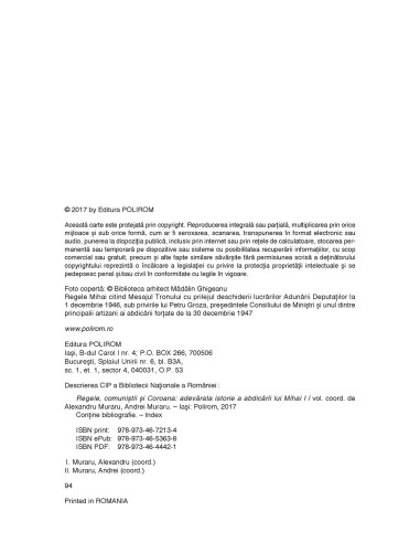 Regele, comuniştii şi Coroana