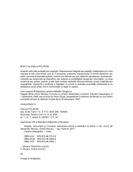 Regele, comuniştii şi Coroana