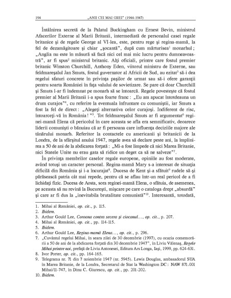 Regele, comuniştii şi Coroana