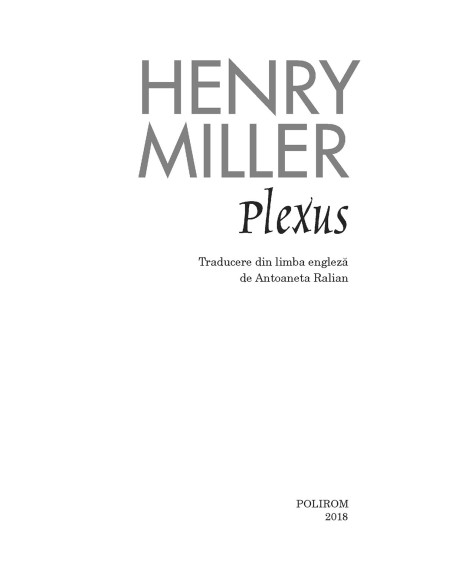 Plexus (ediţia 2018)