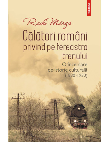 Călători români privind pe fereastra trenului