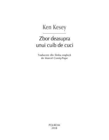 Zbor deasupra unui cuib de cuci Zbor deasupra unui cuib de cuci