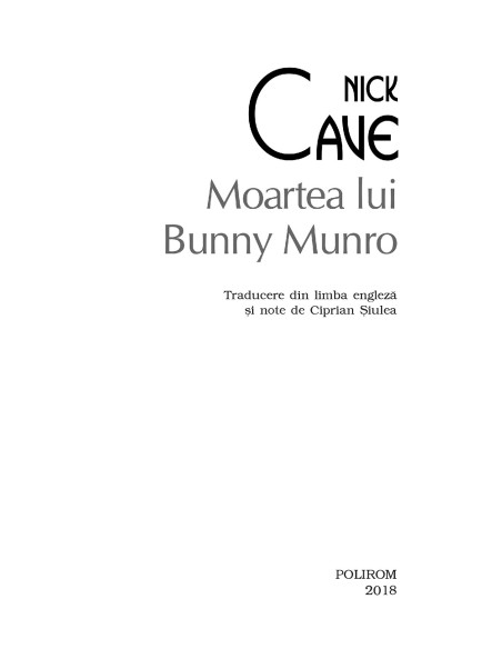 Moartea lui Bunny Munro