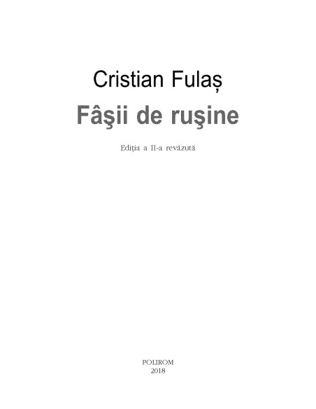 Fâşii de ruşine