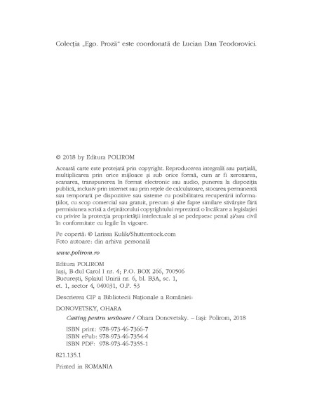 Casting pentru ursitoare