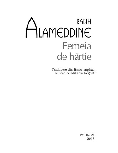 Femeia de hârtie Femeia de hârtie