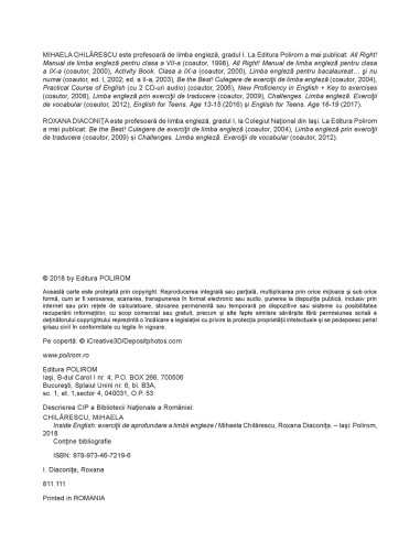 Inside English. Exerciţii de...