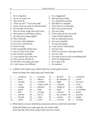 Inside English. Exerciţii de...