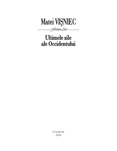 Ultimele zile ale Occidentului