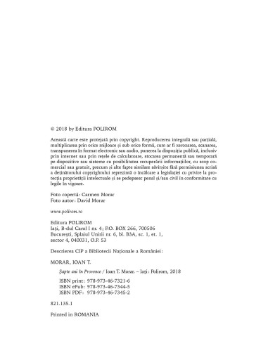 Șapte ani în Provence