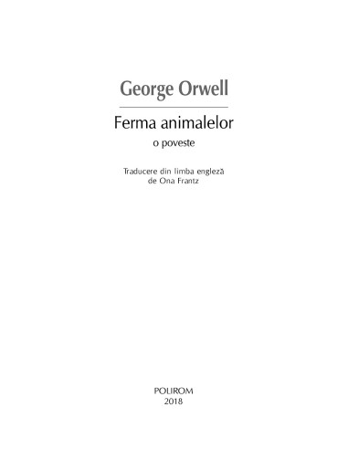 Ferma animalelor Ferma animalelor