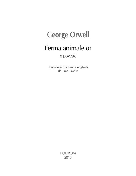 Ferma animalelor