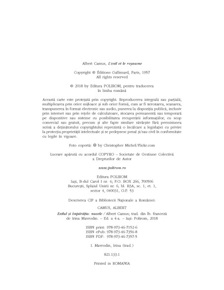 Exilul şi împărăţia