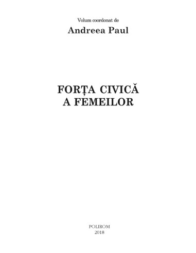 Forţa civică a femeilor Forţa civică a femeilor