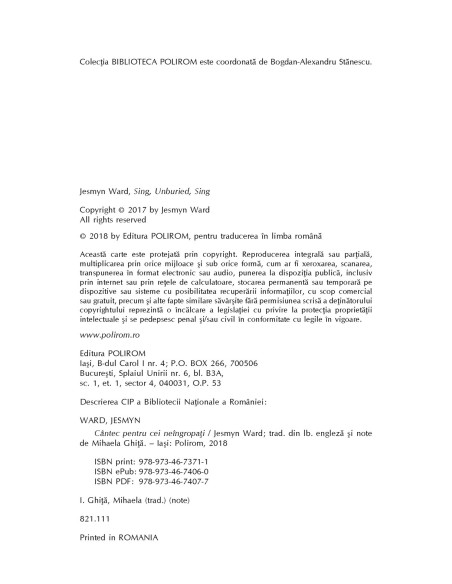 Cântec pentru cei neîngropaţi