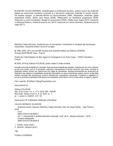 Anatomie pentru mişcare Anatomie pentru mişcare